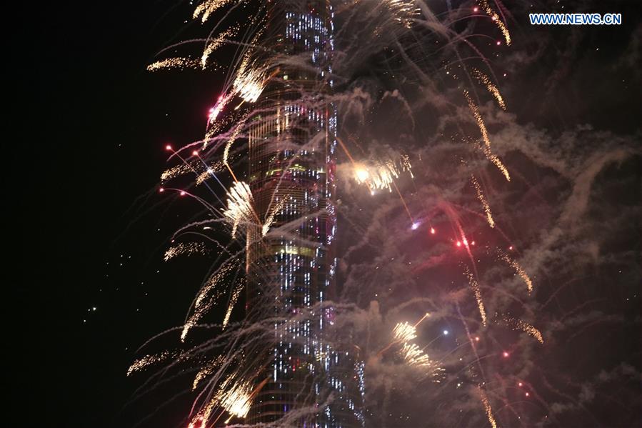 UAE-DUBAI-BURJ KHALIFA-NEW YEAR CELEBRATION