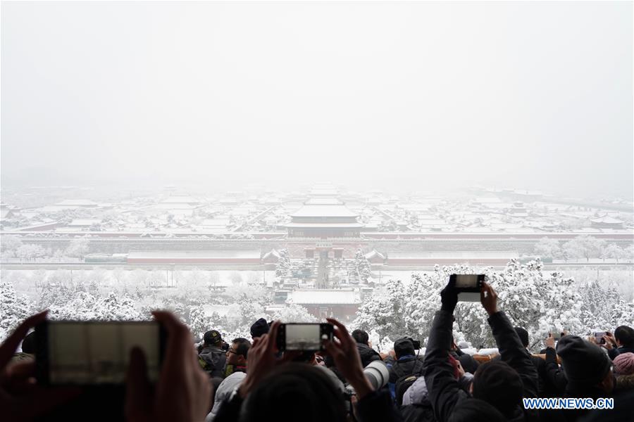 CHINA-BEIJING-SNOW SCENERY (CN)