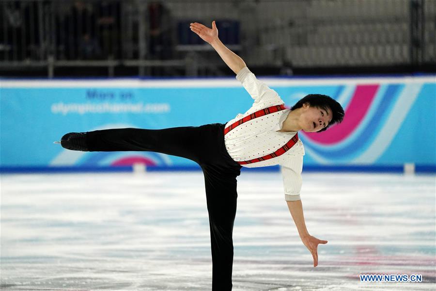 (SP)SWITZERLAND-LAUSANNE-WINTER YOG-FIGURE SKATING-MEN'S SINGLES SKATING