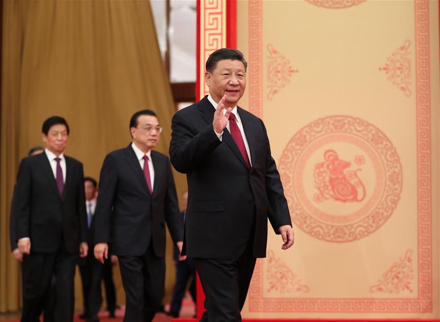 CHINA-BEIJING-CPC CENTRAL COMMITTEE-STATE COUNCIL-RECEPTION (CN)