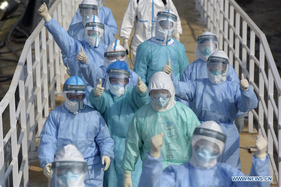 CHINA-HUBEI-WUHAN-HUOSHENSHAN HOSPITAL-PATIENTS (CN)