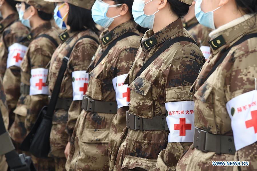 CHINA-HUBEI-WUHAN-NCP-AIR FORCE-MILITARY MEDICS (CN)