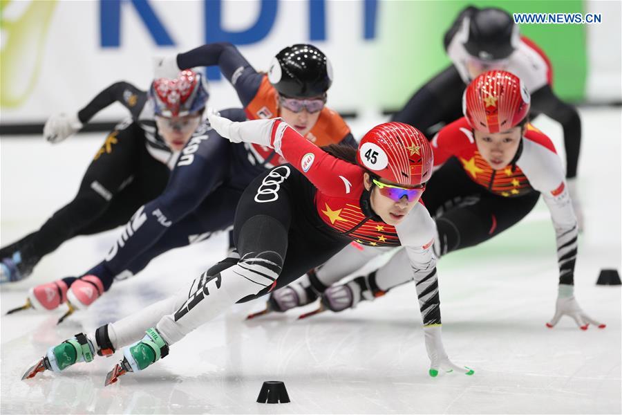 (SP)THE NETHERLANDS-DORDRECHT-ISU WORLD CUP-SHORT TRACK