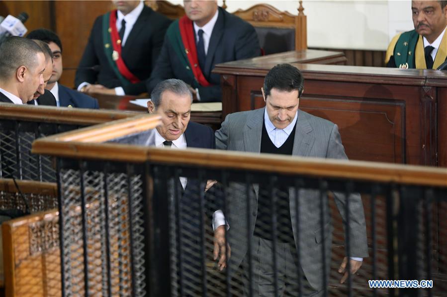 EGYPT-CAIRO-SONS OF EX-PRESIDENT MUBARAK-CORRUPTION CHARGES