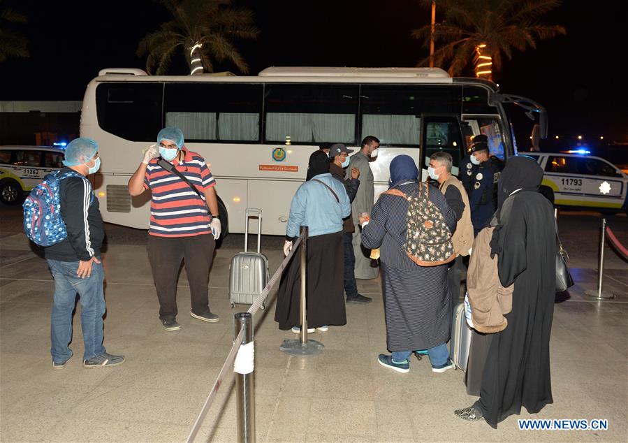 KUWAIT-FARWANIYA GOVERNORATE-IRAN-COVID-19-EVACUATION