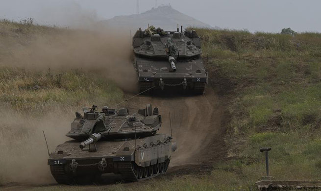 Military drill held in Israeli-annexed Golan Heights