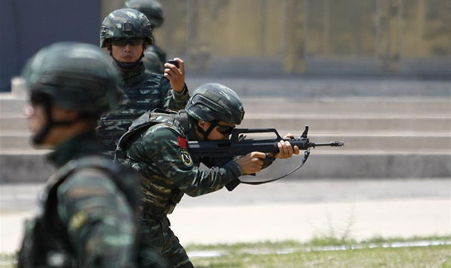 Chinese armed police host int'l counter-terrorism forum