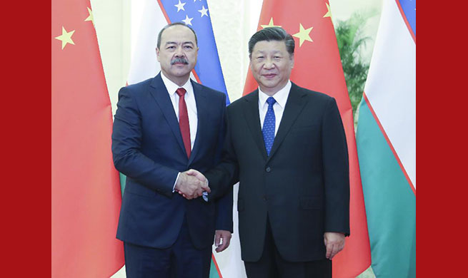 Xi meets Uzbek PM