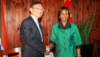 Chinese State Councilor Yang Jiechi on 3-day visit to S. Africa