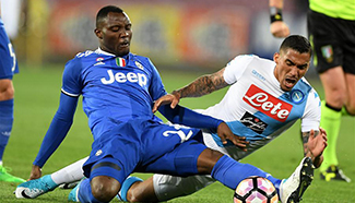 Juventus tie with Napoli 1-1 at Italian Serie A soccer match